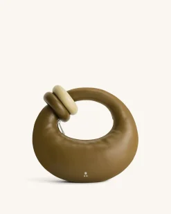 Abacus Top Handle Bag - Dark Olive