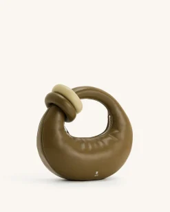 Abacus Top Handle Bag - Dark Olive