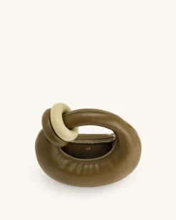 Abacus Top Handle Bag - Dark Olive