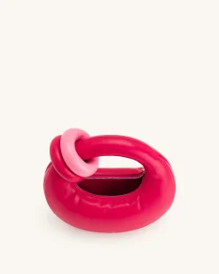 Abacus Top Handle Bag - Magenta