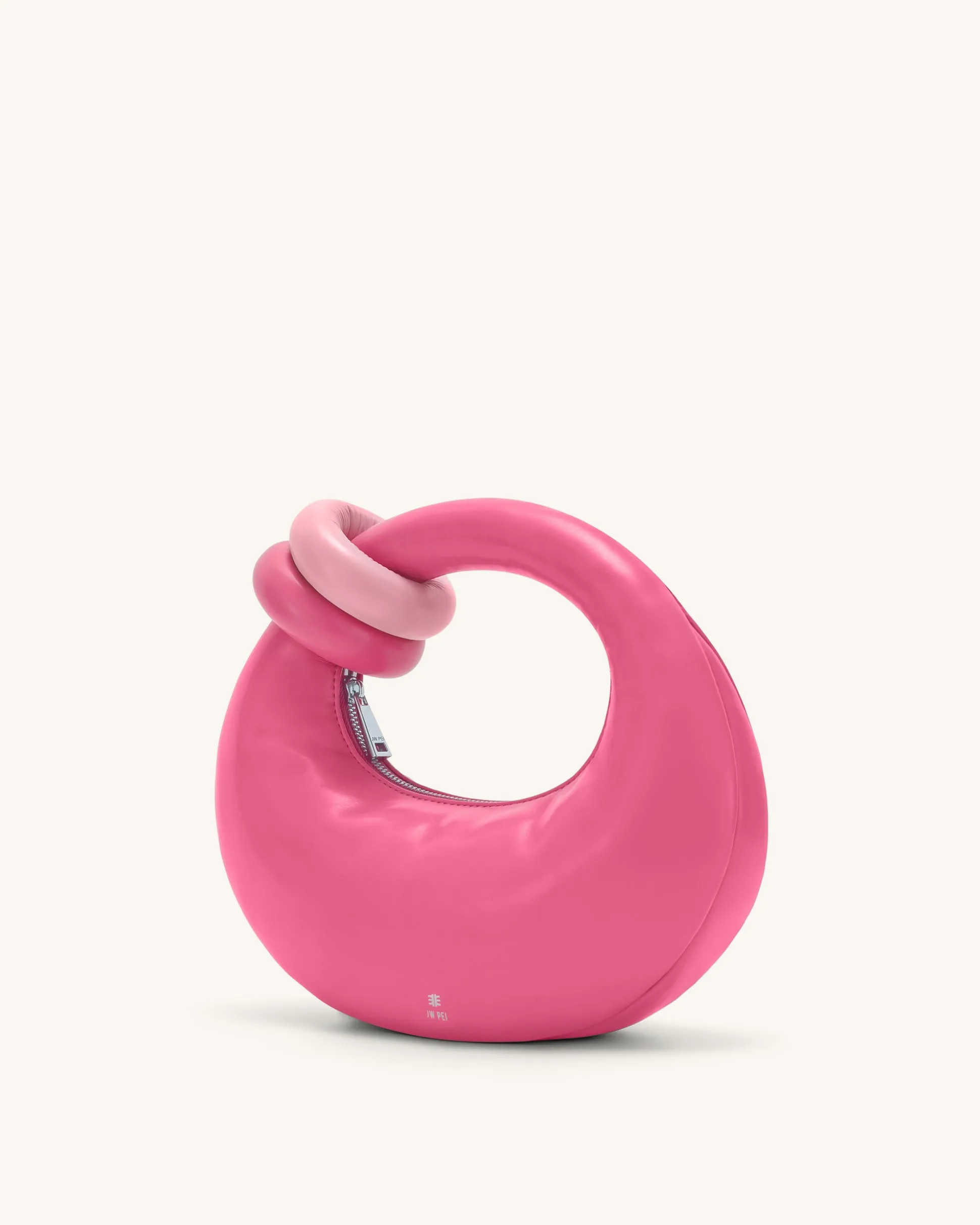 Abacus Top Handle Bag - Rose Red