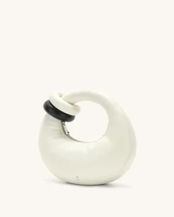 Abacus Top Handle Bag - White