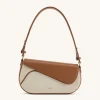 Addisyn Shoulder Bag - Brown Canvas
