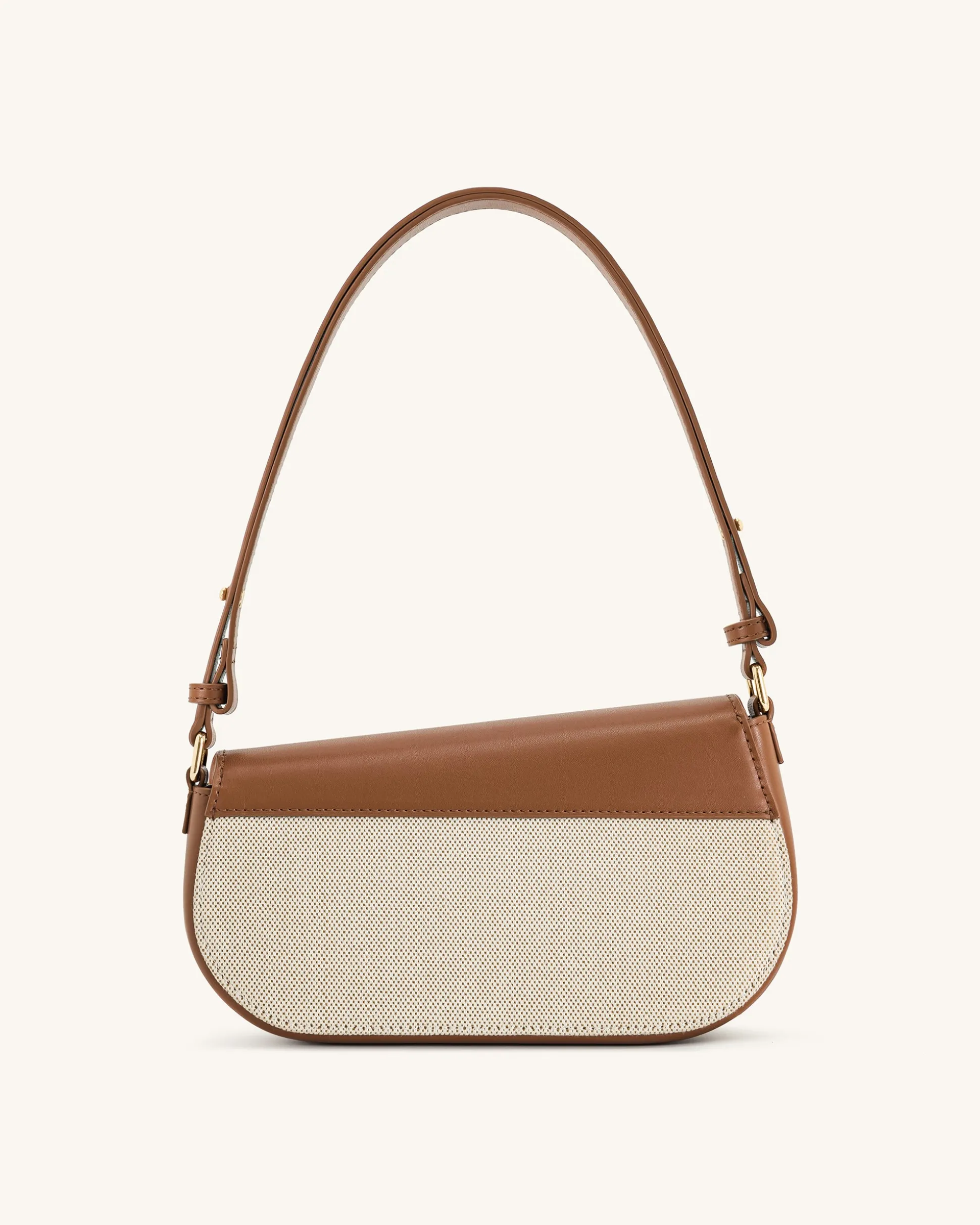 Addisyn Shoulder Bag - Brown Canvas