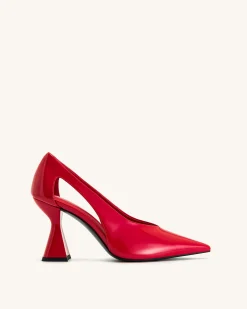 Alessia High Heel Pumps - Red