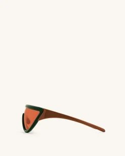 Angelica D Frame Sunglasses - Green