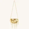 Anika Star-Embellished Chain Bag - Gold