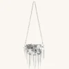 Anika Star-Embellished Chain Bag - Silver