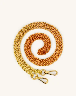 Aria Gradient Chain Strap - Orange