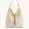 Aria Shoulder Bag - Brown Canvas