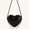 Arlene Heart Shaped Bag - Black