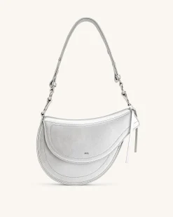 Ashlie Crossbody Bag - Silver