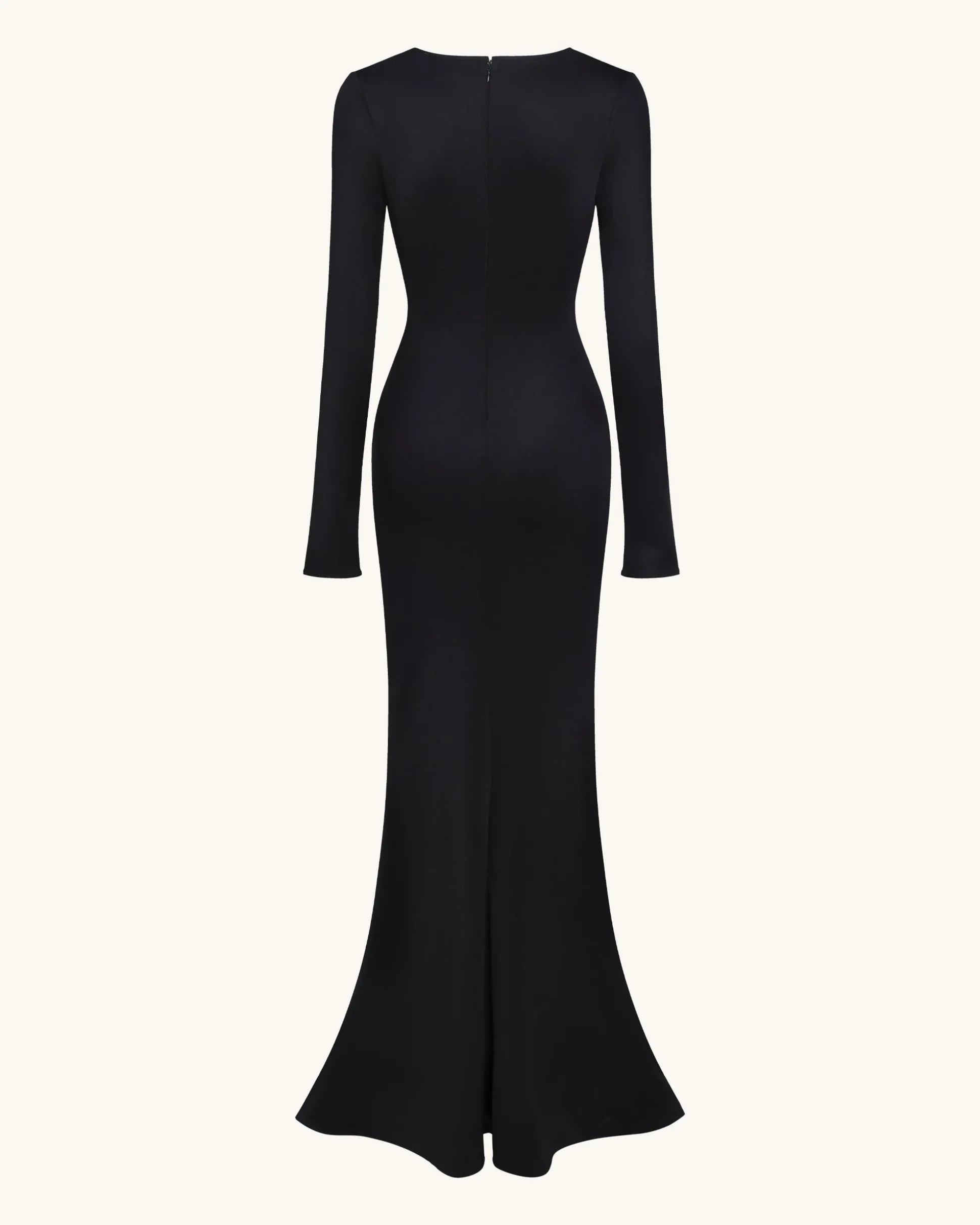 Ava Cutout Bodycon Gown - Black