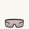Avalynn Square Frame Sunglasses - Black