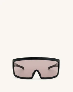 Avalynn Square Frame Sunglasses - Black