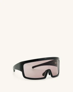 Avalynn Square Frame Sunglasses - Black