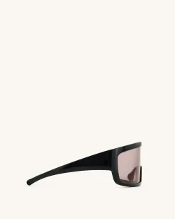 Avalynn Square Frame Sunglasses - Black