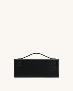 Bria Structured Top Handle Bag - Black