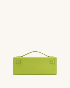 Bria Structured Top Handle Bag - Green
