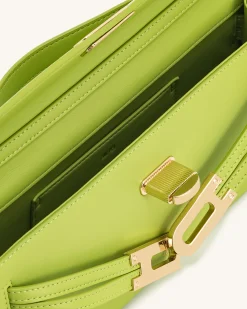 Bria Structured Top Handle Bag - Green