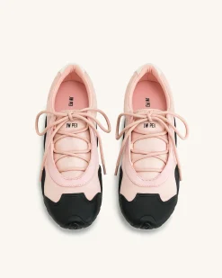 Caitlin Lace-up Ballerina Sneakers - Pink