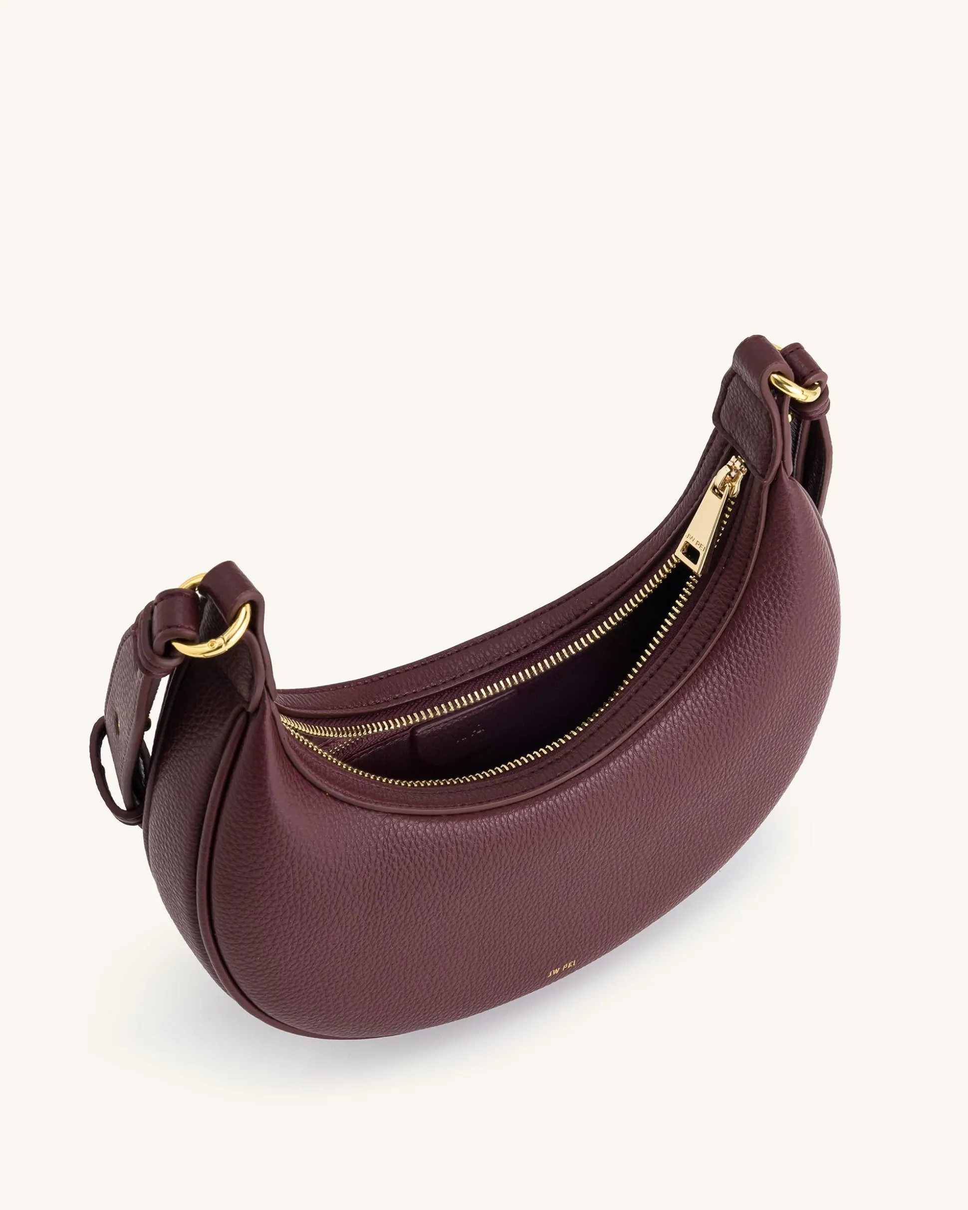 Carly Medium Shoulder Bag - Deep Claret