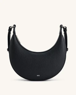 Carly Medium Shoulder Bag - Black