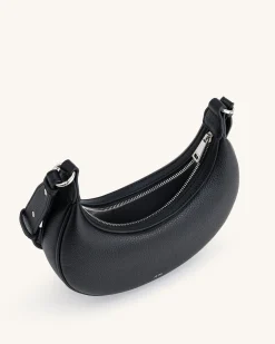 Carly Medium Shoulder Bag - Black