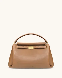 Carmen Top Handle Bag - Brown