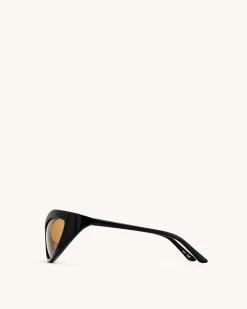 Clarissa Cateye Sunglasses - Black