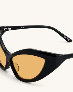 Clarissa Cateye Sunglasses - Black