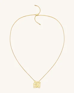 Cosmos Combination Necklace - 18ct Gold Plated & White Zircon