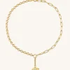 Cosmos Round Necklace - 18ct Gold Plated & Multicolor Zircon