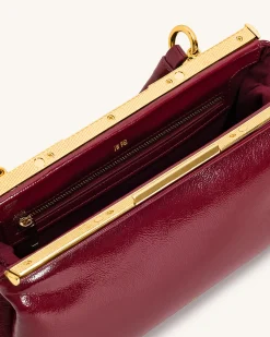 Danna Top Handle Bag - Claret