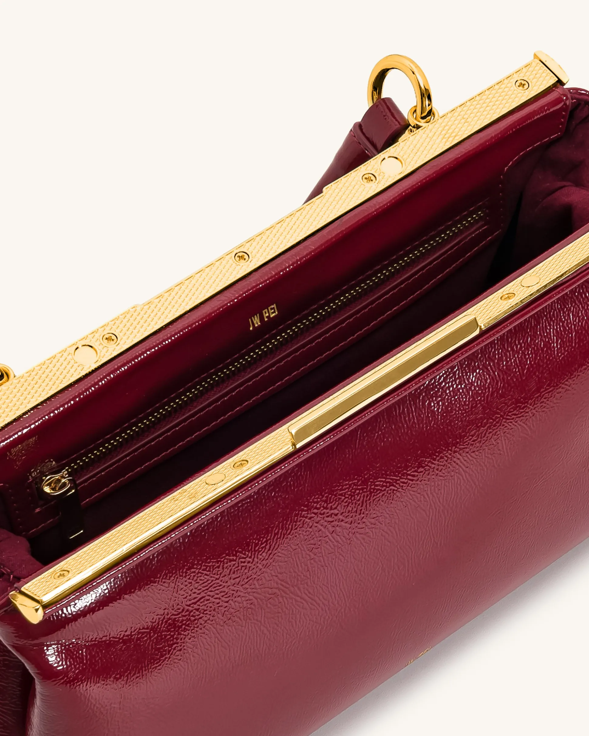 Danna Top Handle Bag - Claret