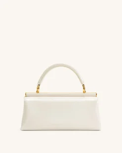 Danna Top Handle Bag - White