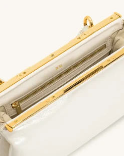 Danna Top Handle Bag - White