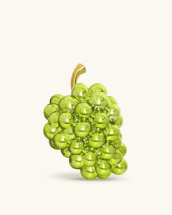 Eleanor Grapes Clutch - Green