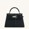 Elise Large Top Handle Bag - Black