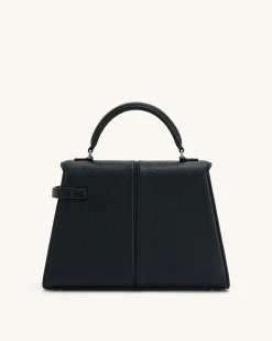 Elise Large Top Handle Bag - Black