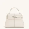 Elise Large Top Handle Bag - White
