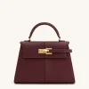 Elise Large Top Handle Bag - Claret