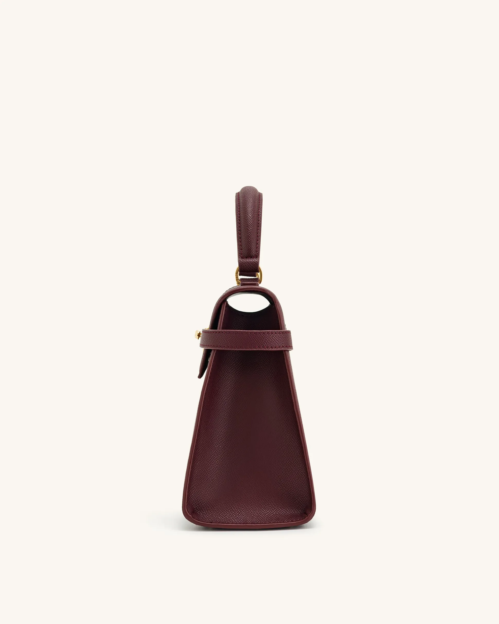 Elise Large Top Handle Bag - Claret