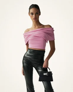 Elise Top Handle Bag - Black