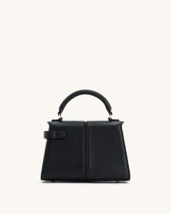 Elise Top Handle Bag - Black