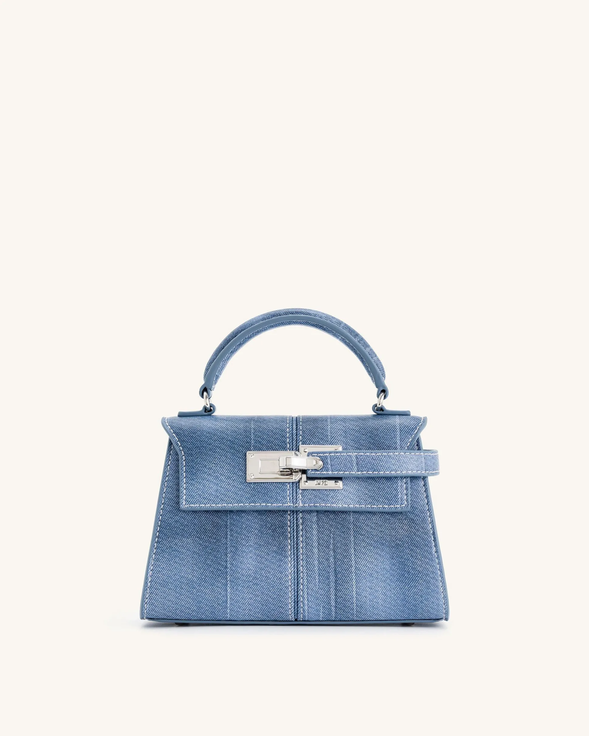Elise Top Handle Bag - Blue