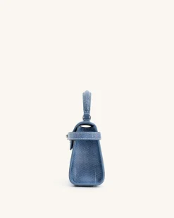 Elise Top Handle Bag - Blue