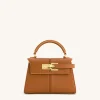 Elise Top Handle Bag - Brown