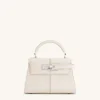 Elise Top Handle Bag - White