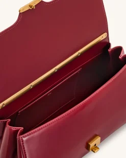 Eloise Shoulder Bag - Burgundy